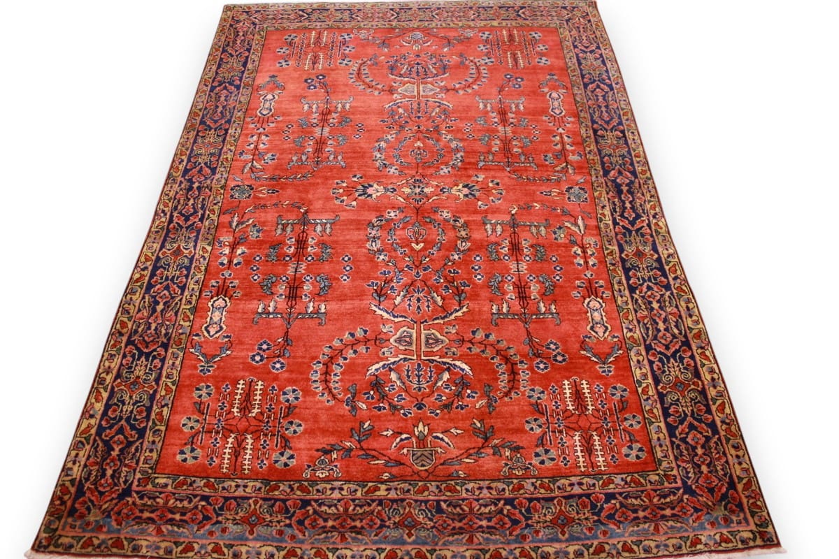 Handgeknüpfter Sarough Farahan Perserteppich, Wolle