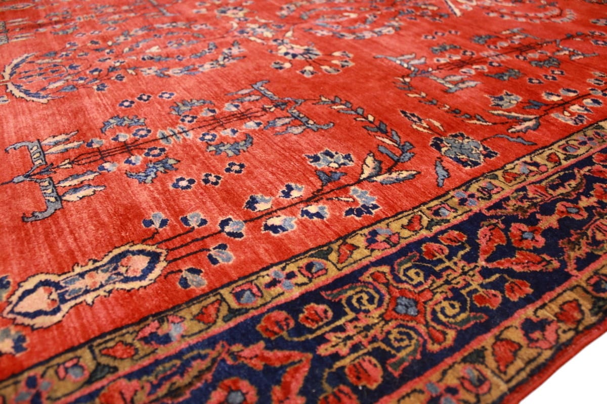 Handgeknüpfter Sarough Farahan Perserteppich, Wolle