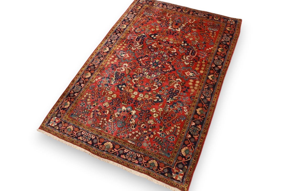 Handgeknüpfter Sarough Farahan Perserteppich, Wolle