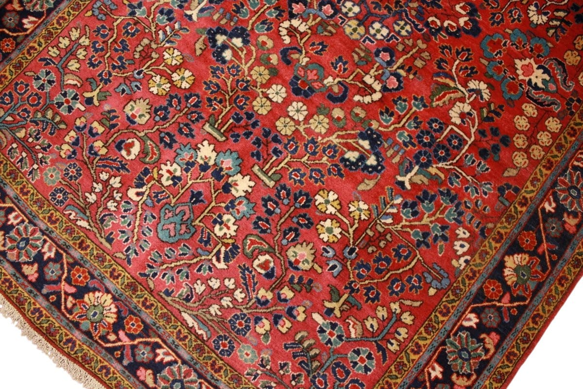 Handgeknüpfter Sarough Farahan Perserteppich, Wolle