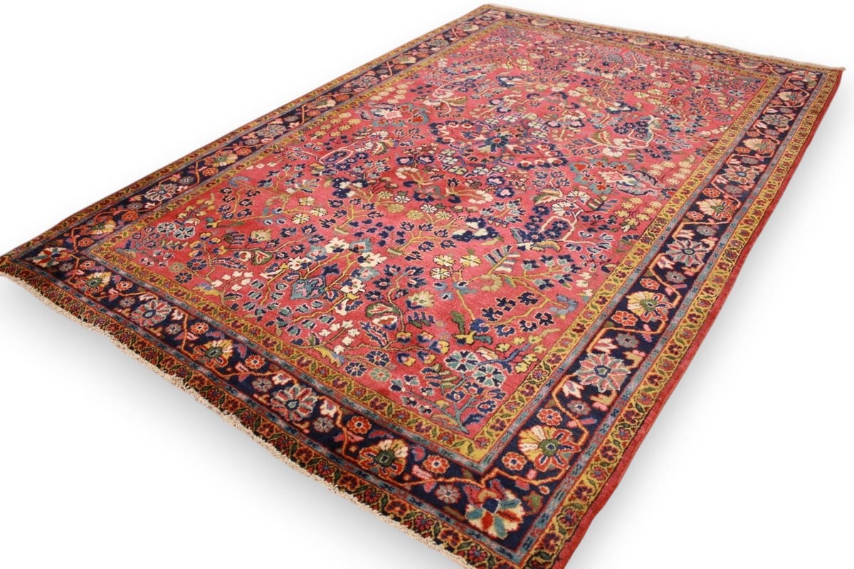 Handgeknüpfter Sarough Farahan Perserteppich, Wolle