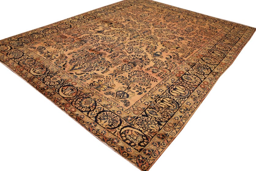 Handgeknüpfter Sarough Farahan Perserteppich, Wolle