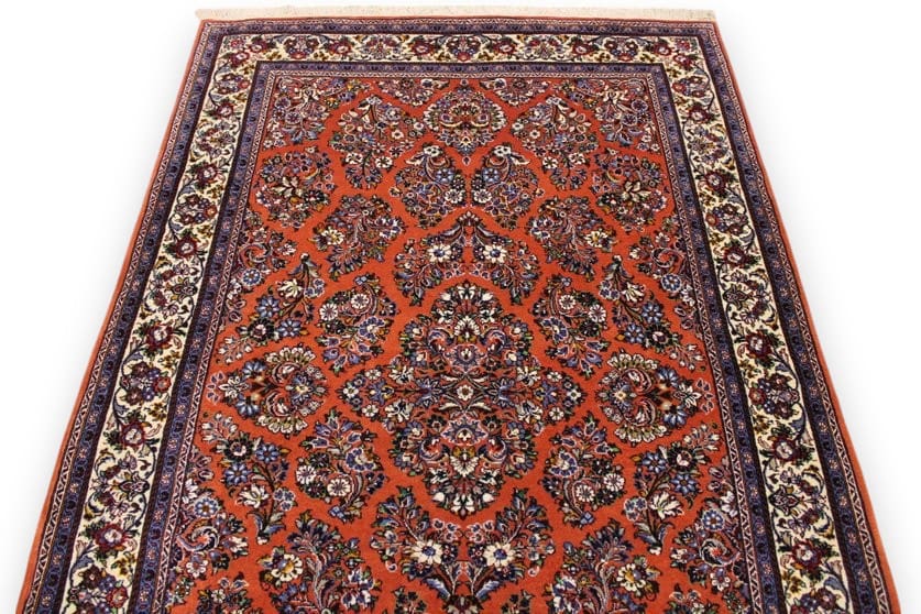 Handgeknüpfter Sarough Farahan Perserteppich, Wolle