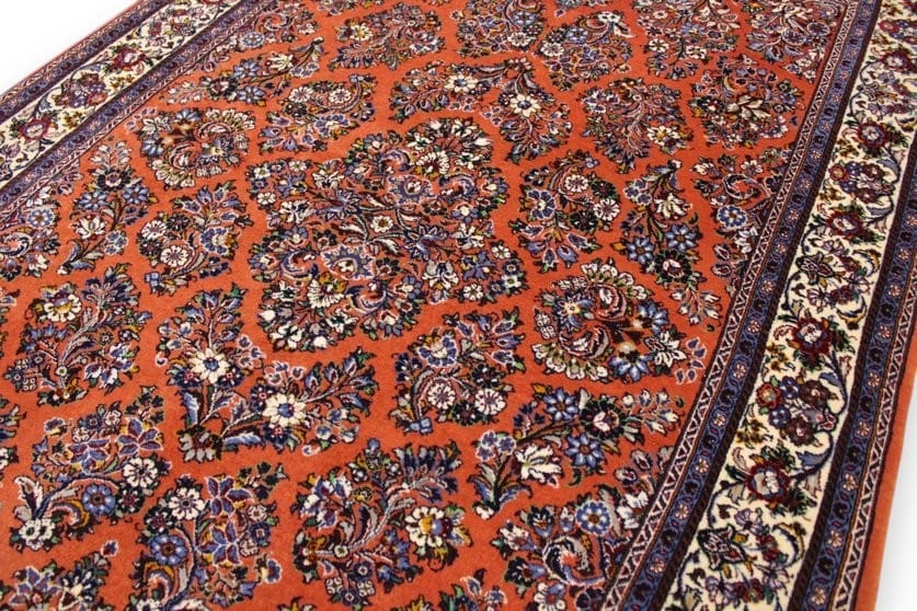 Handgeknüpfter Sarough Farahan Perserteppich, Wolle