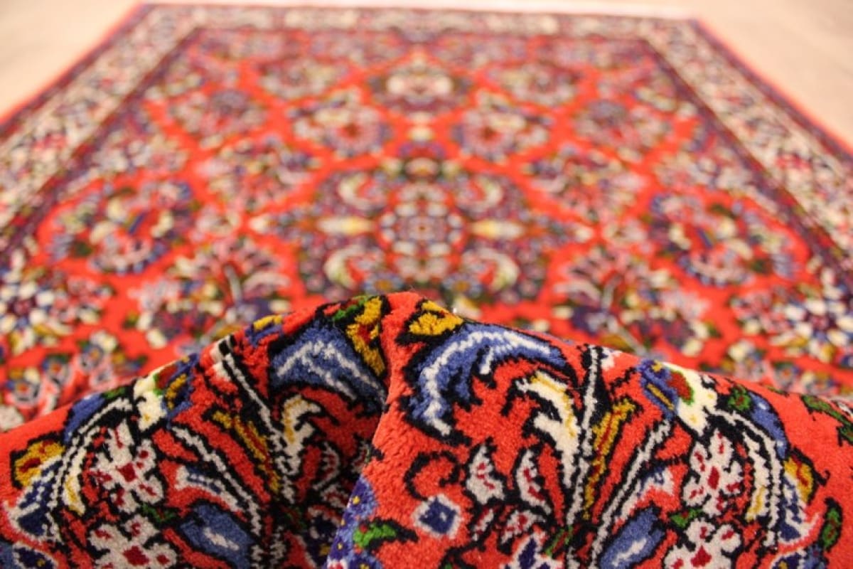 perserteppich-saroug-160x103-cm-farbenfrohe-blumenmuster-handgeknupft-8 Sarough Farahan Perserteppich aus Iran