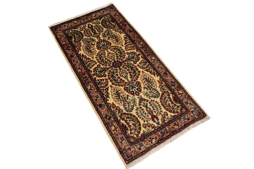 Handgeknüpfter Sarough Farahan Perserteppich, Wolle