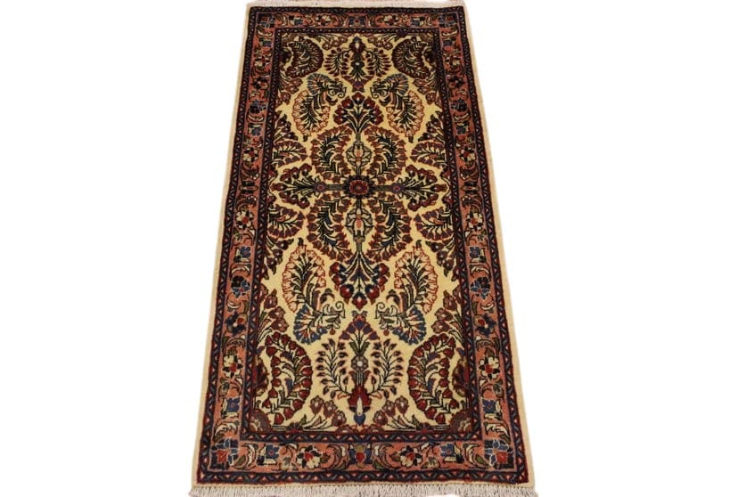 Handgeknüpfter Sarough Farahan Perserteppich, Wolle