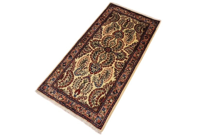 Handgeknüpfter Sarough Farahan Perserteppich, Wolle
