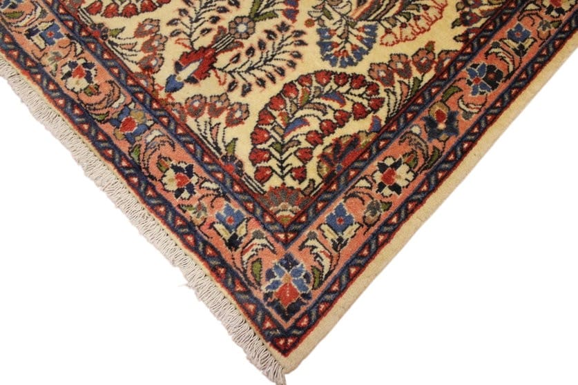 Handgeknüpfter Sarough Farahan Perserteppich, Wolle