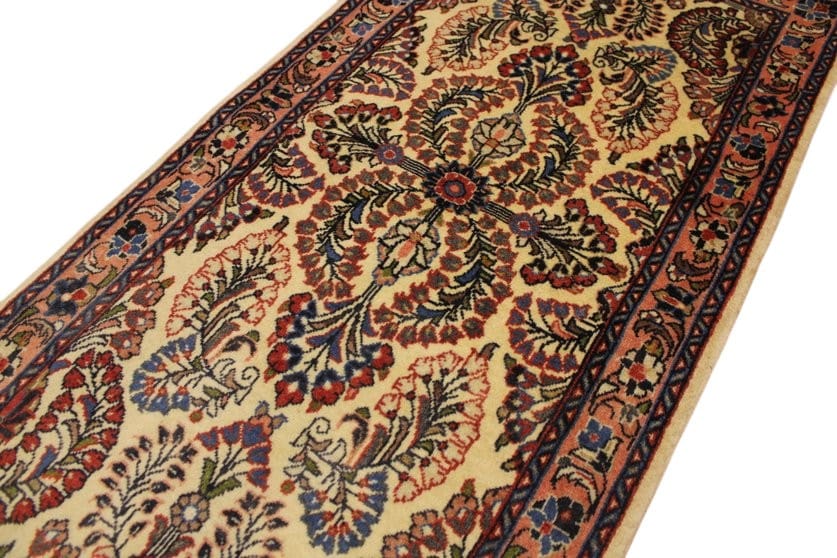Handgeknüpfter Sarough Farahan Perserteppich, Wolle