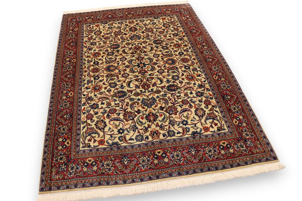 perserteppich-sarough-204x148-cm-mit-bunten-blumenmotiven-handgeknupft-1 Handgeknüpfter Sarough Farahan Perserteppich, Wolle
