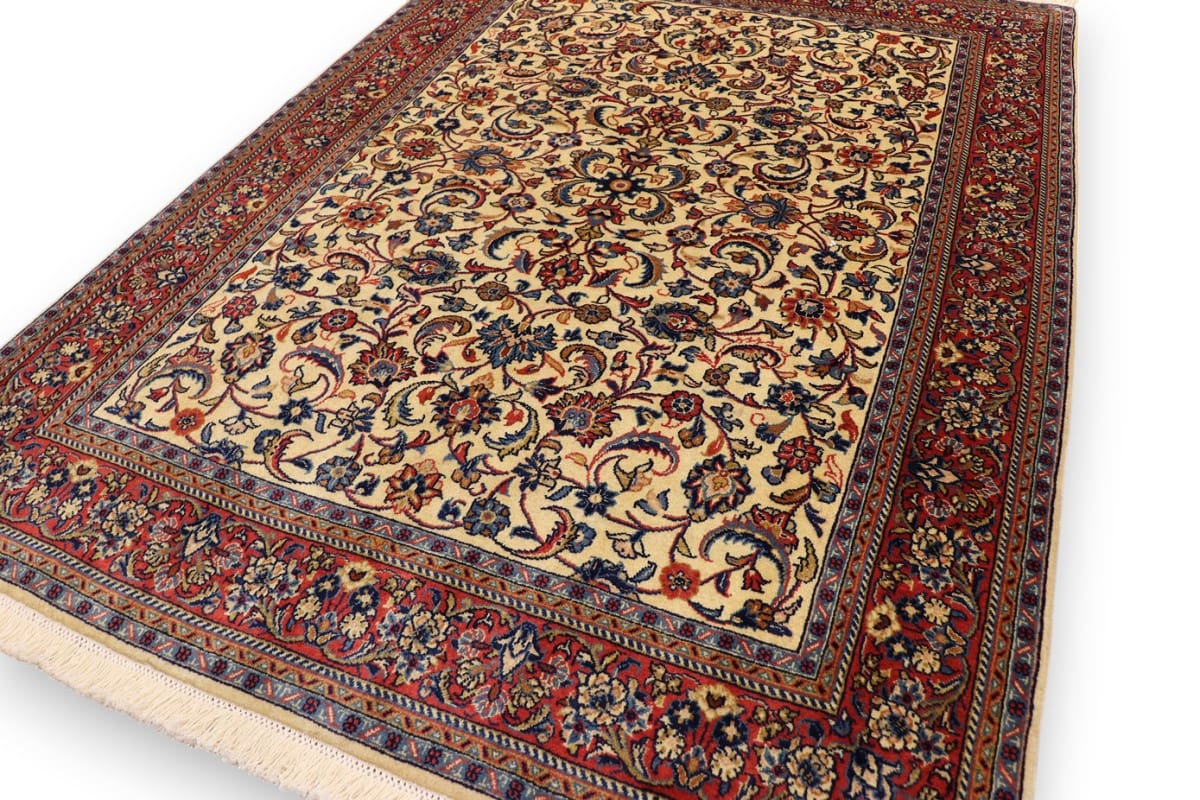 perserteppich-sarough-204x148-cm-mit-bunten-blumenmotiven-handgeknupft-6 Handgeknüpfter Sarough Farahan Perserteppich, Wolle