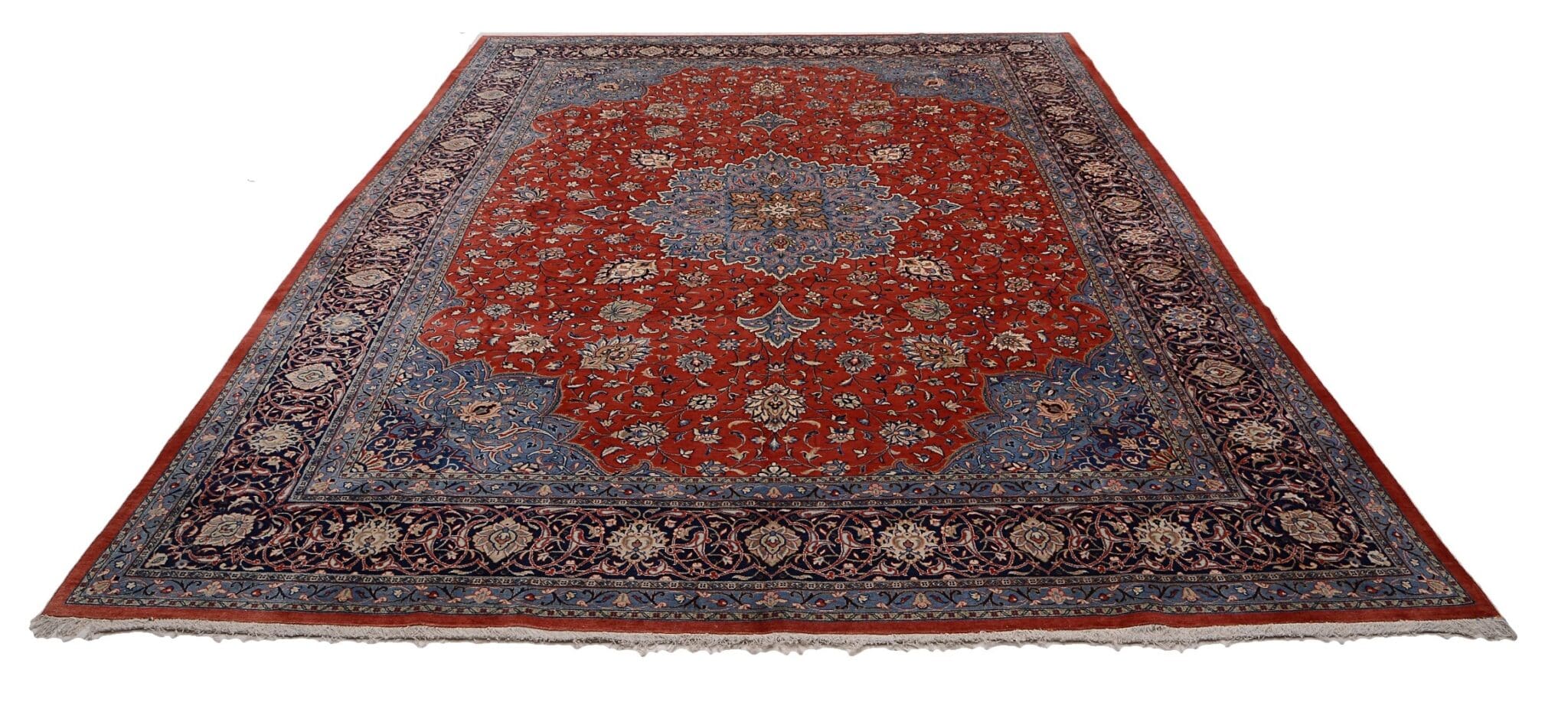 Handgeknüpfter Sarough Farahan Perserteppich, Wolle