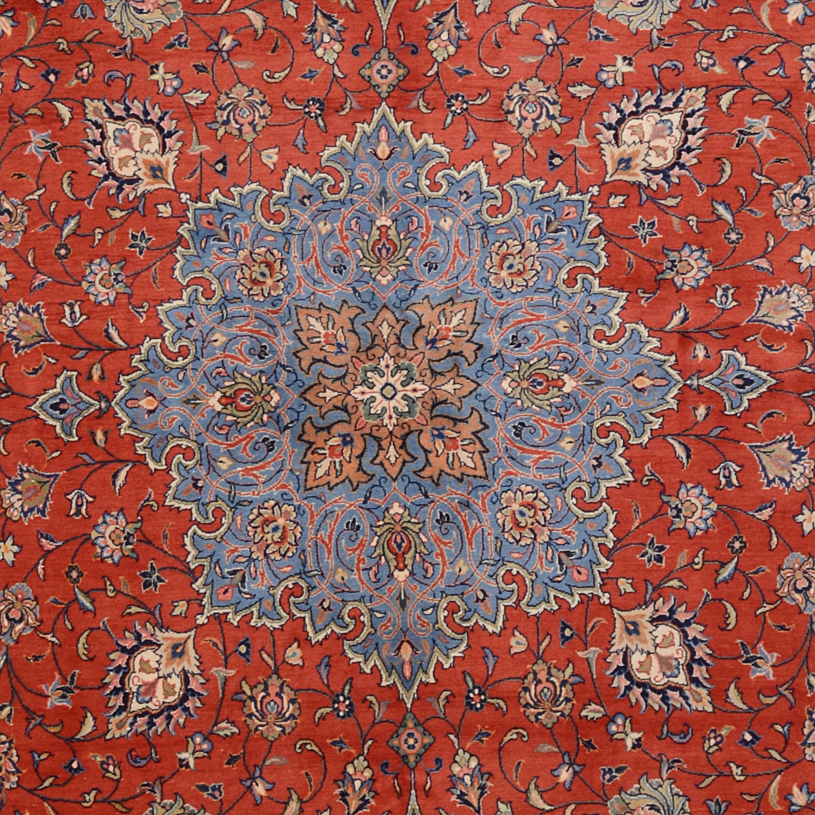 Handgeknüpfter Sarough Farahan Perserteppich, Wolle