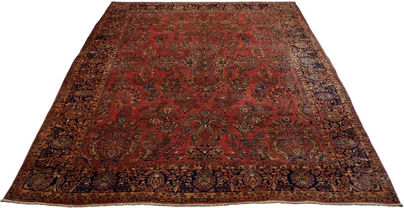 Handgeknüpfter Sarough Farahan Perserteppich, Wolle