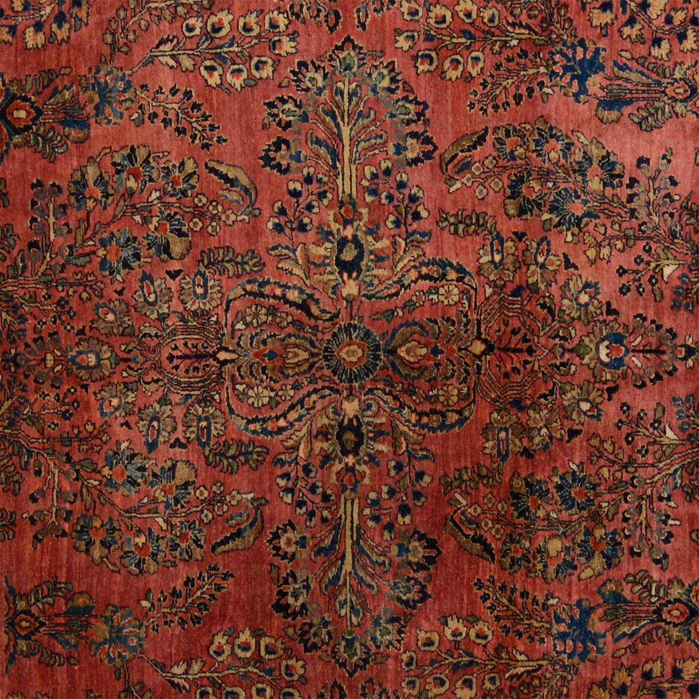Handgeknüpfter Sarough Farahan Perserteppich, Wolle