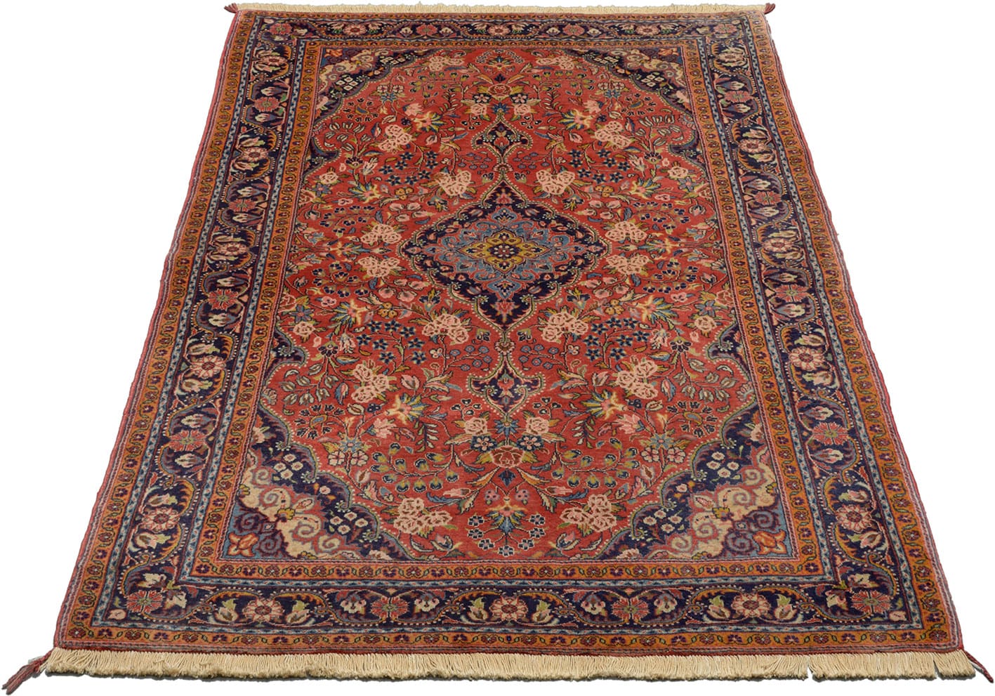 Handgeknüpfter Sarough Farahan Perserteppich, Wolle