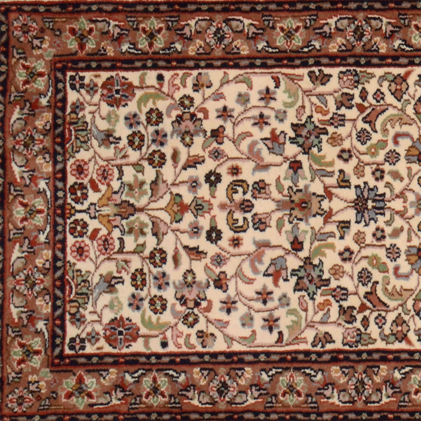 sarouk-orientteppich-305x85-cm-handgeknupft-traditionell-3 Handgeknüpfter Sarough Farahan Perserteppich, Wolle