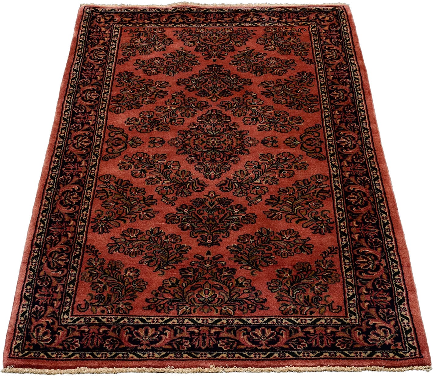 Handgeknüpfter Sarough Farahan Perserteppich, Wolle