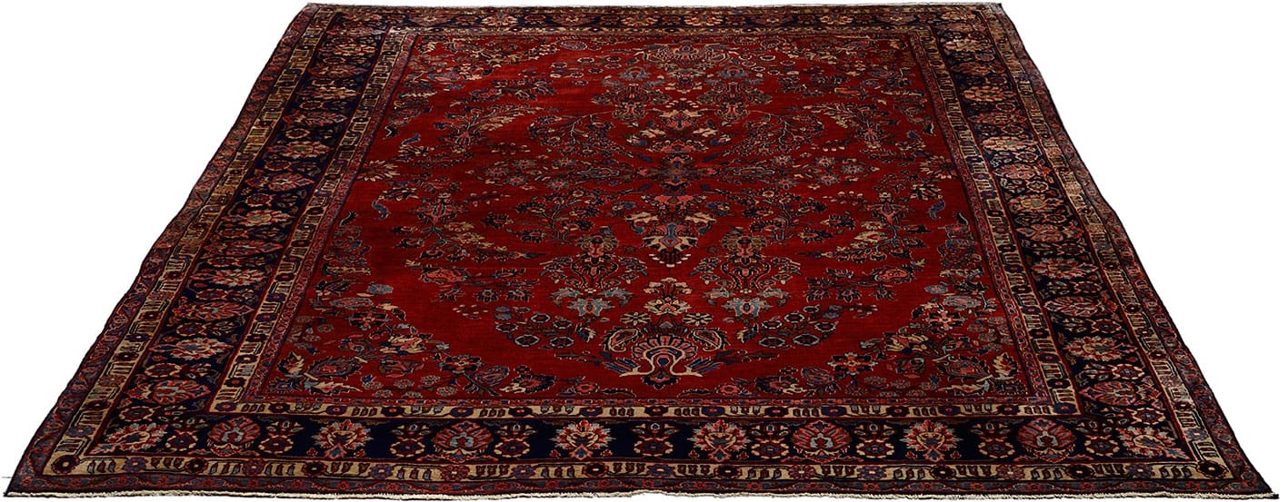 Handgeknüpfter Sarough Farahan Perserteppich, Wolle