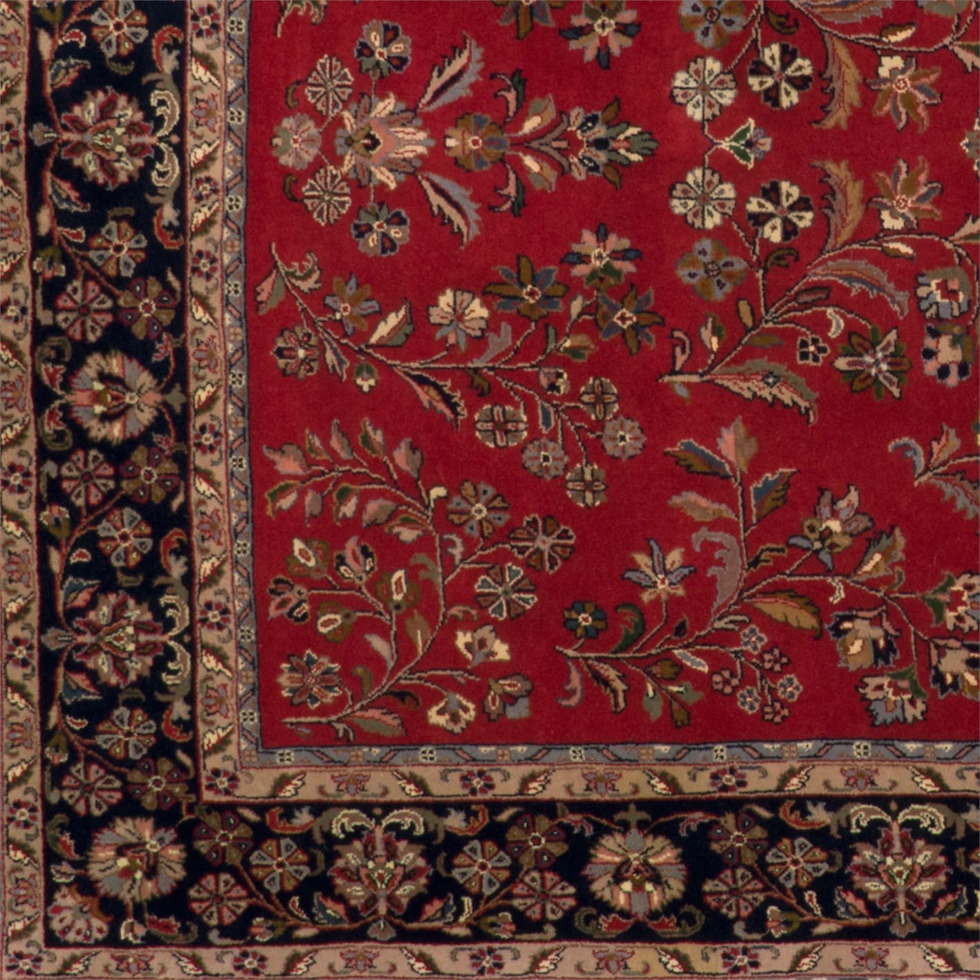Handgeknüpfter Sarough Farahan Perserteppich, Wolle