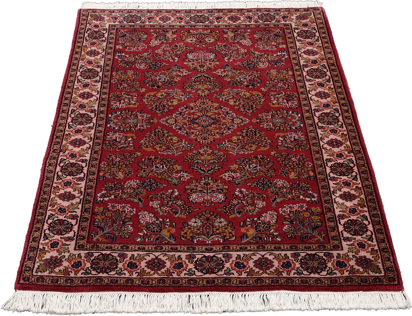 Handgeknüpfter Sarough Farahan Perserteppich, Wolle