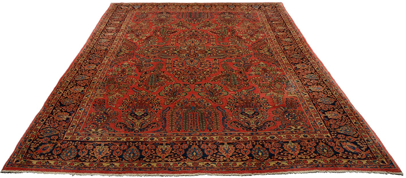 orientteppich-sarouk-356x248-cm-handgeknupft-traditionell-1 Handgeknüpfter Sarough Farahan Perserteppich, Wolle