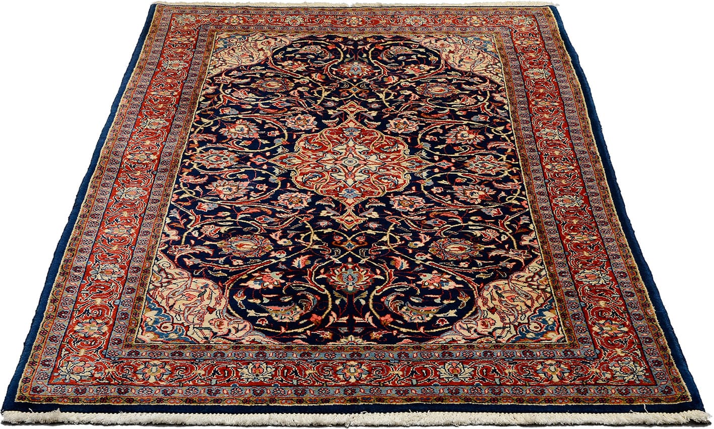 sarouk-orientteppich-210x136-cm-handgeknupft-klassisches-muster-1 Sarough Farahan Perserteppich aus Iran