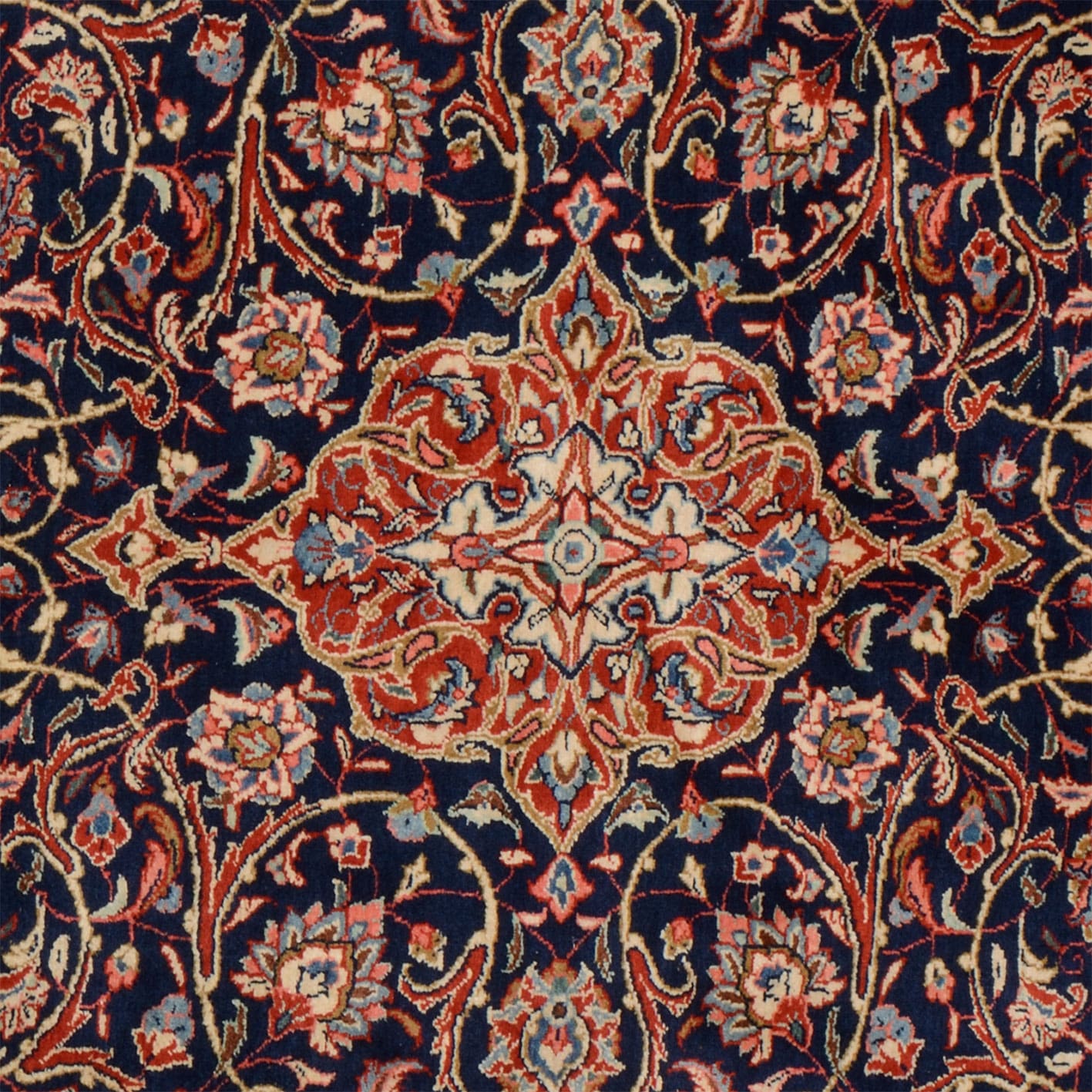sarouk-orientteppich-210x136-cm-handgeknupft-klassisches-muster-3 Sarough Farahan Perserteppich aus Iran