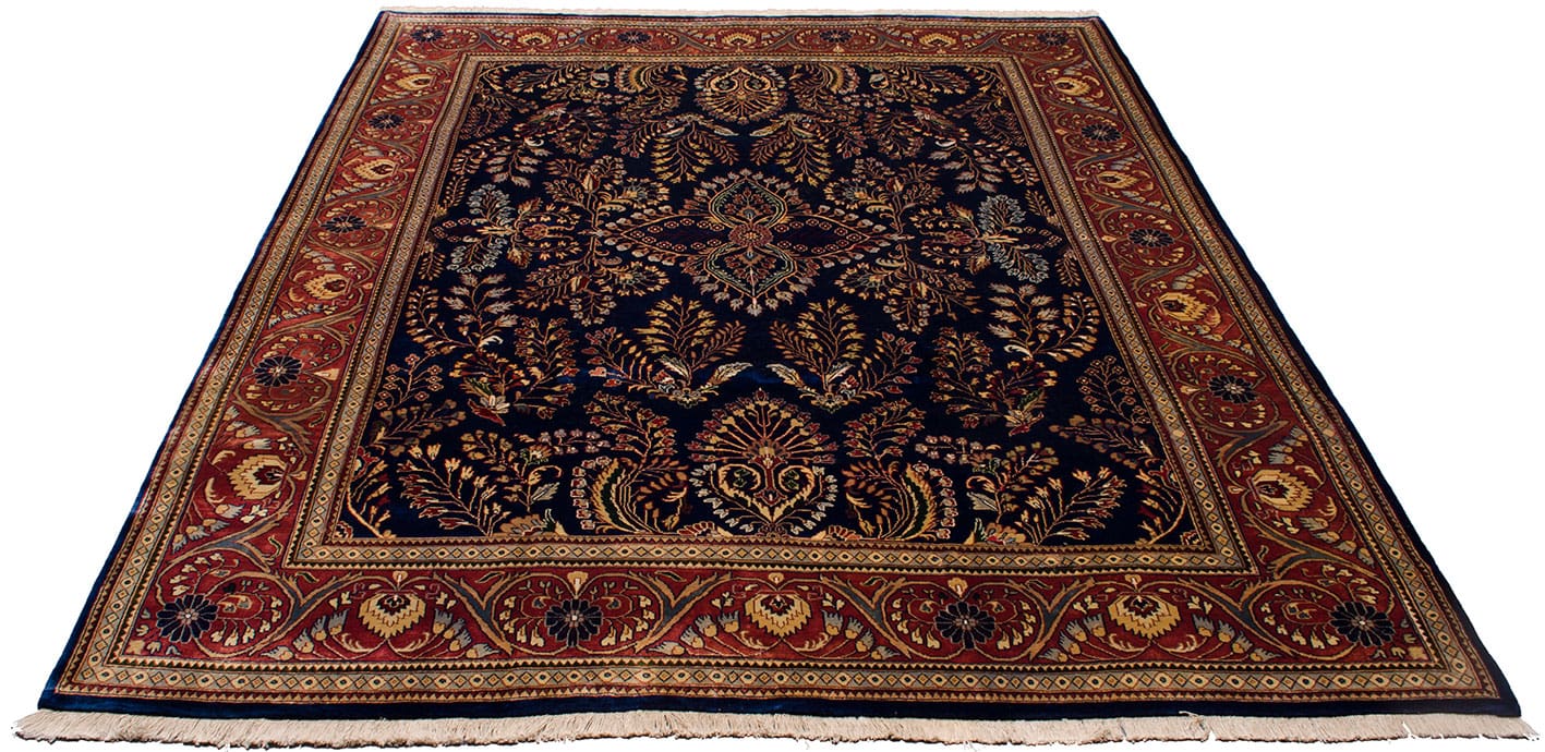 Handgeknüpfter Sarough Farahan Perserteppich, Wolle