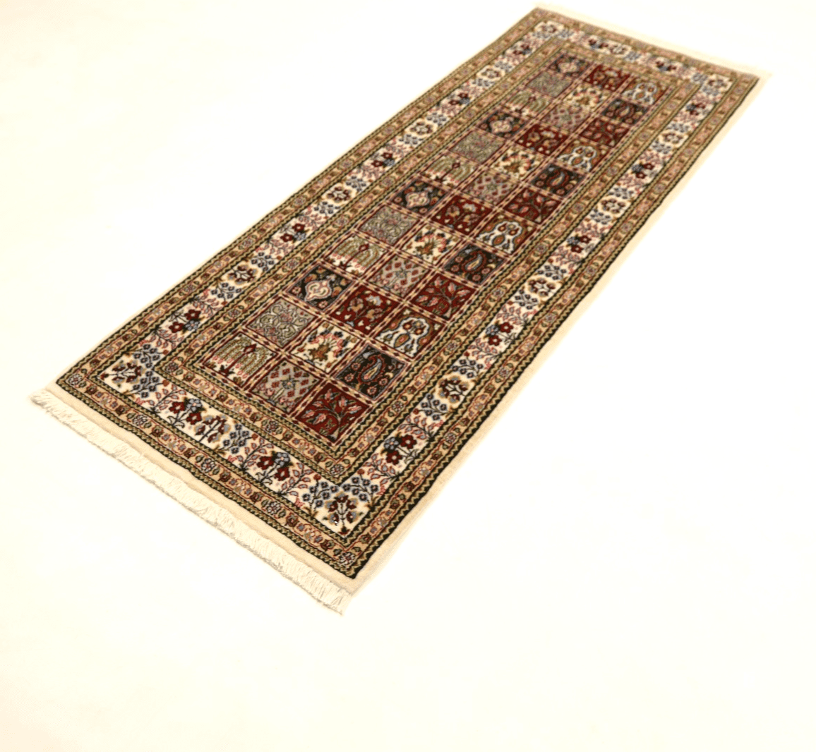 Moud Perserteppich aus Iran, 193 × 78 cm
