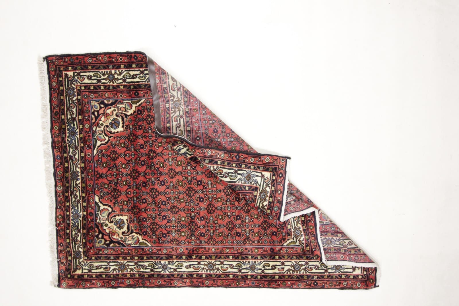Hamadan Perserteppich 195 × 147 cm aus Wolle, handgeknüpft