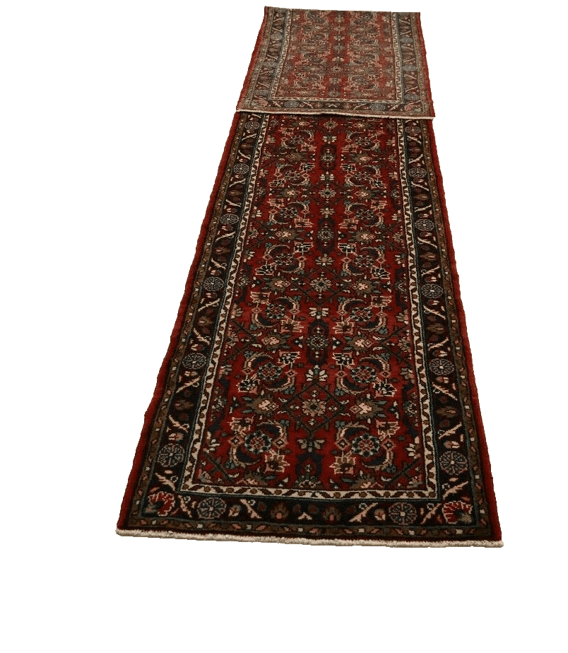 Hamadan Perserteppich aus Iran, 464 × 89 cm