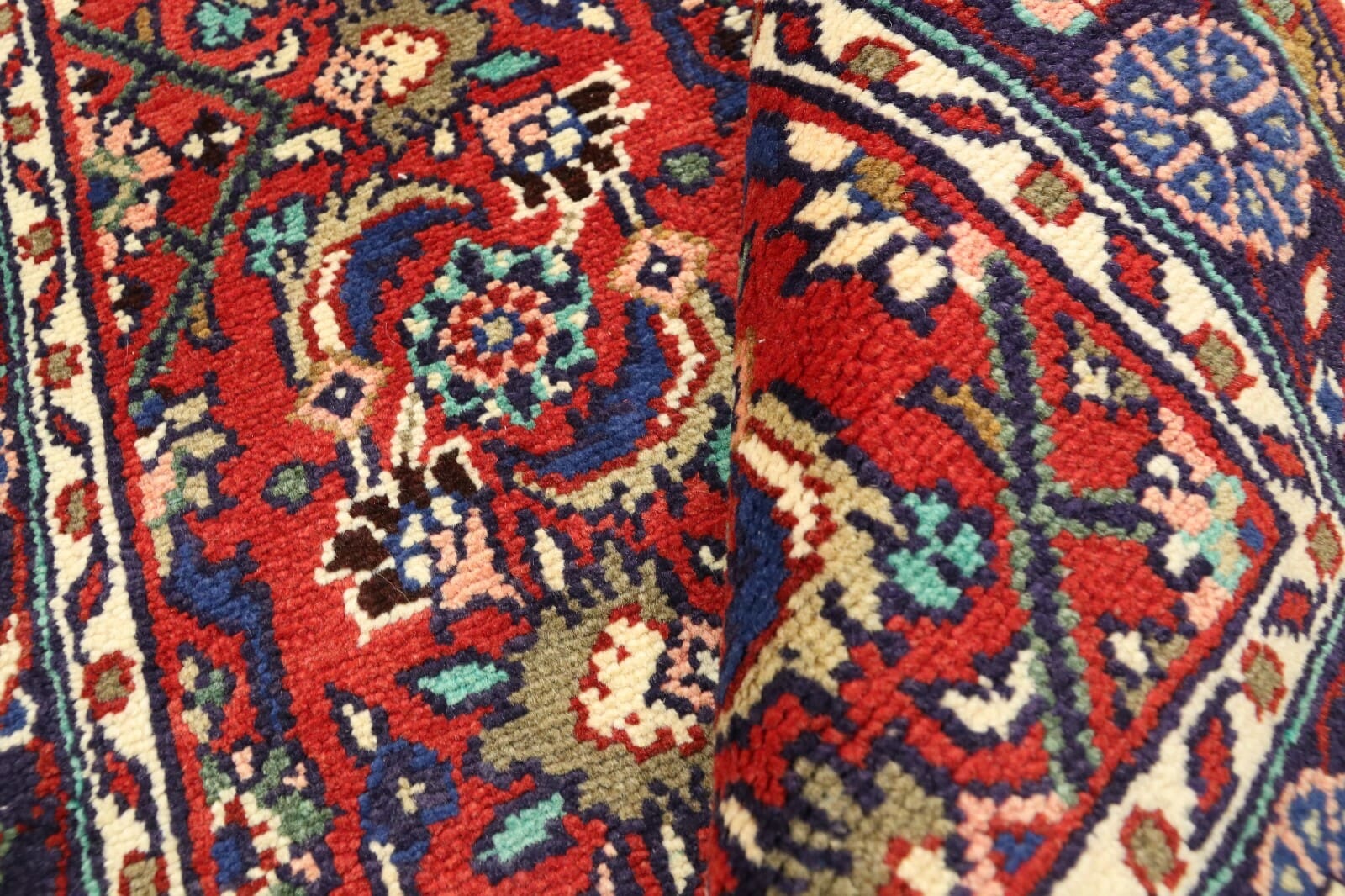 Hamadan Perserteppich aus Iran, 464 × 89 cm