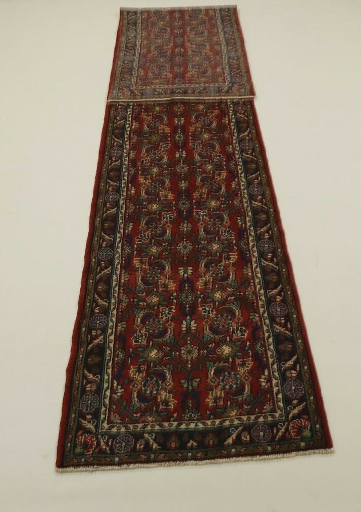 Hamadan Perserteppich aus Iran, 464 × 89 cm
