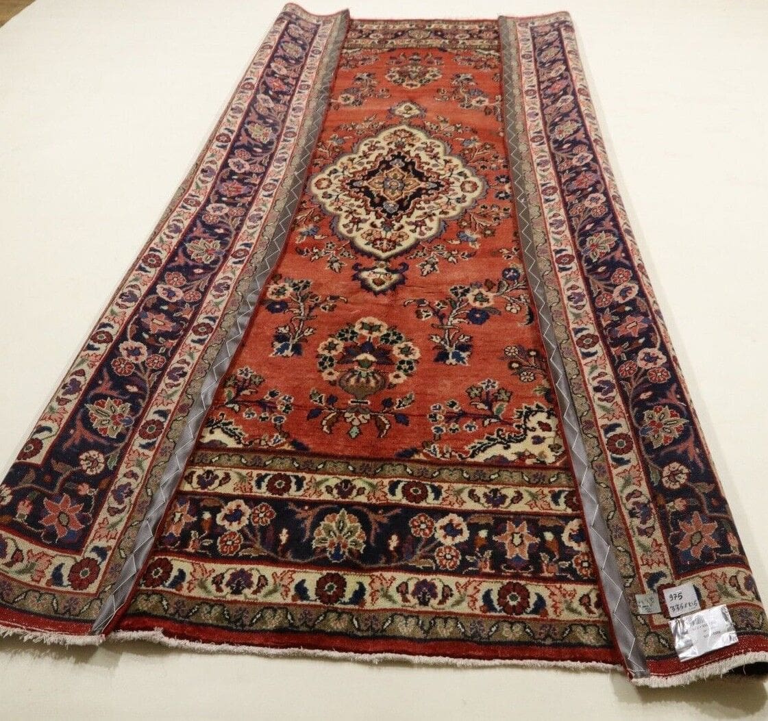 Hamadan Perserteppich 335 × 215 cm aus Wolle, handgeknüpft