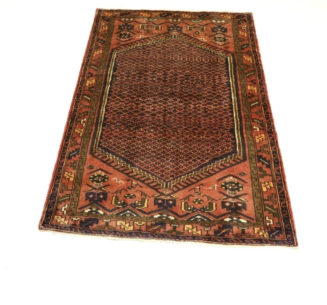 Handgeknüpfter Hamadan Perserteppich 204 × 134 cm
