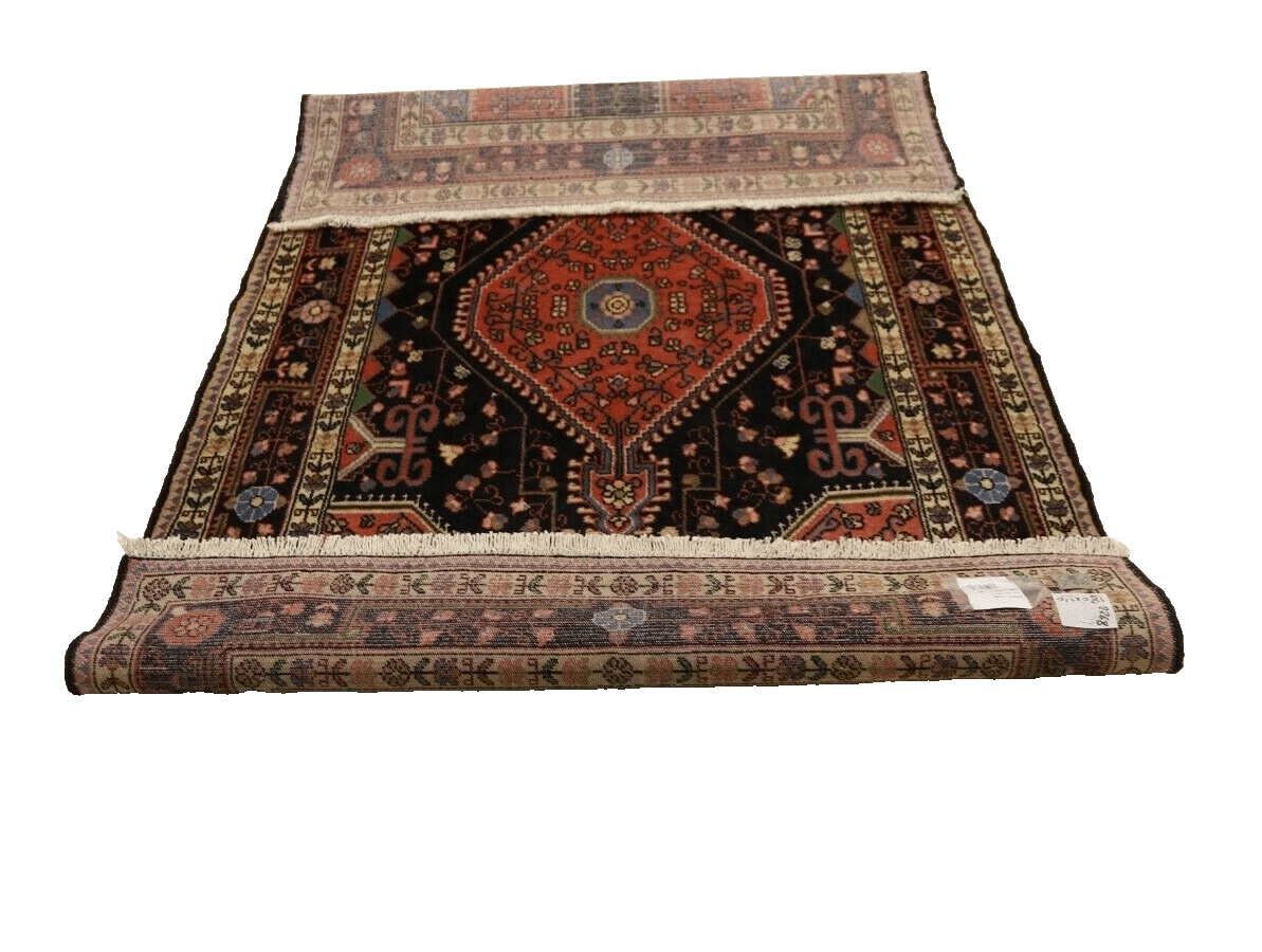 Handgeknüpfter Hamadan Perserteppich, 180 × 110 cm, Wolle