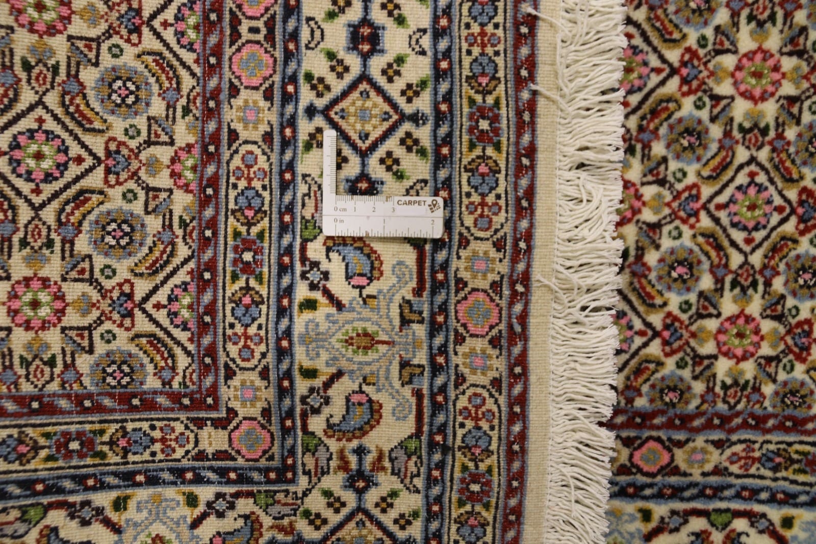 Handgeknüpfter Orientalisch Perserteppich, 197 × 76 cm, Wolle & Seide