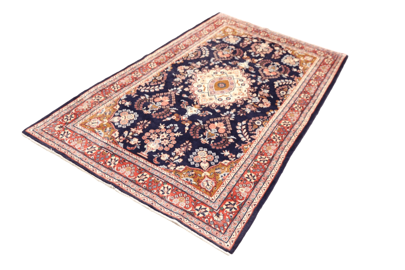 Sarough Farahan Perserteppich aus Iran, 135 × 220 cm