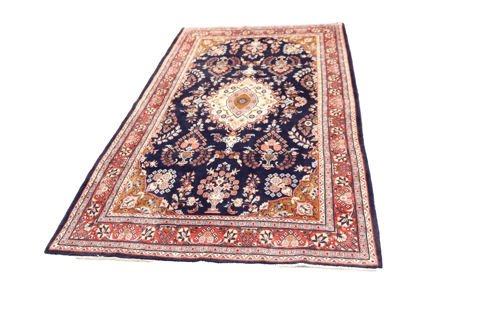 Sarough Farahan Perserteppich aus Iran, 135 × 220 cm
