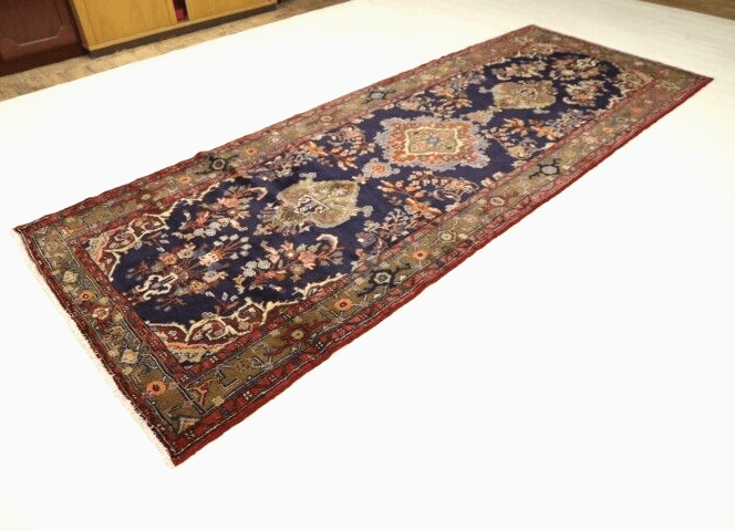 Hamadan Perserteppich aus Iran, 324 × 122 cm