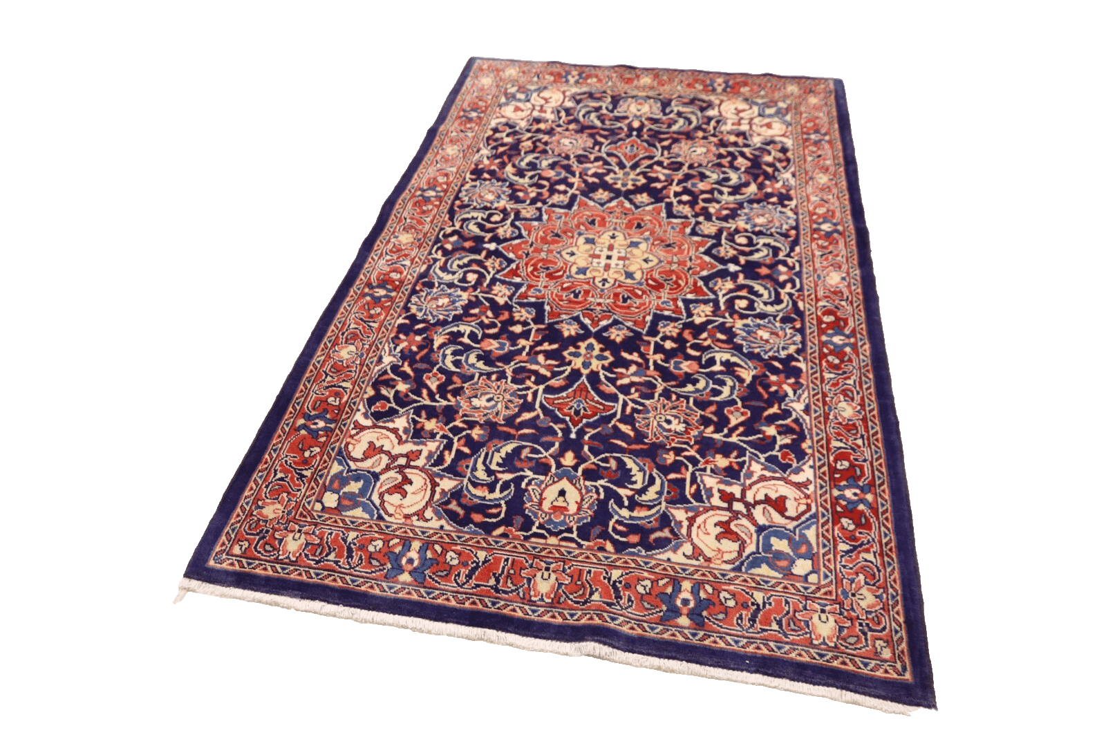 Handgeknüpfter Sarough Farahan Perserteppich, 220 × 130 cm, Wolle