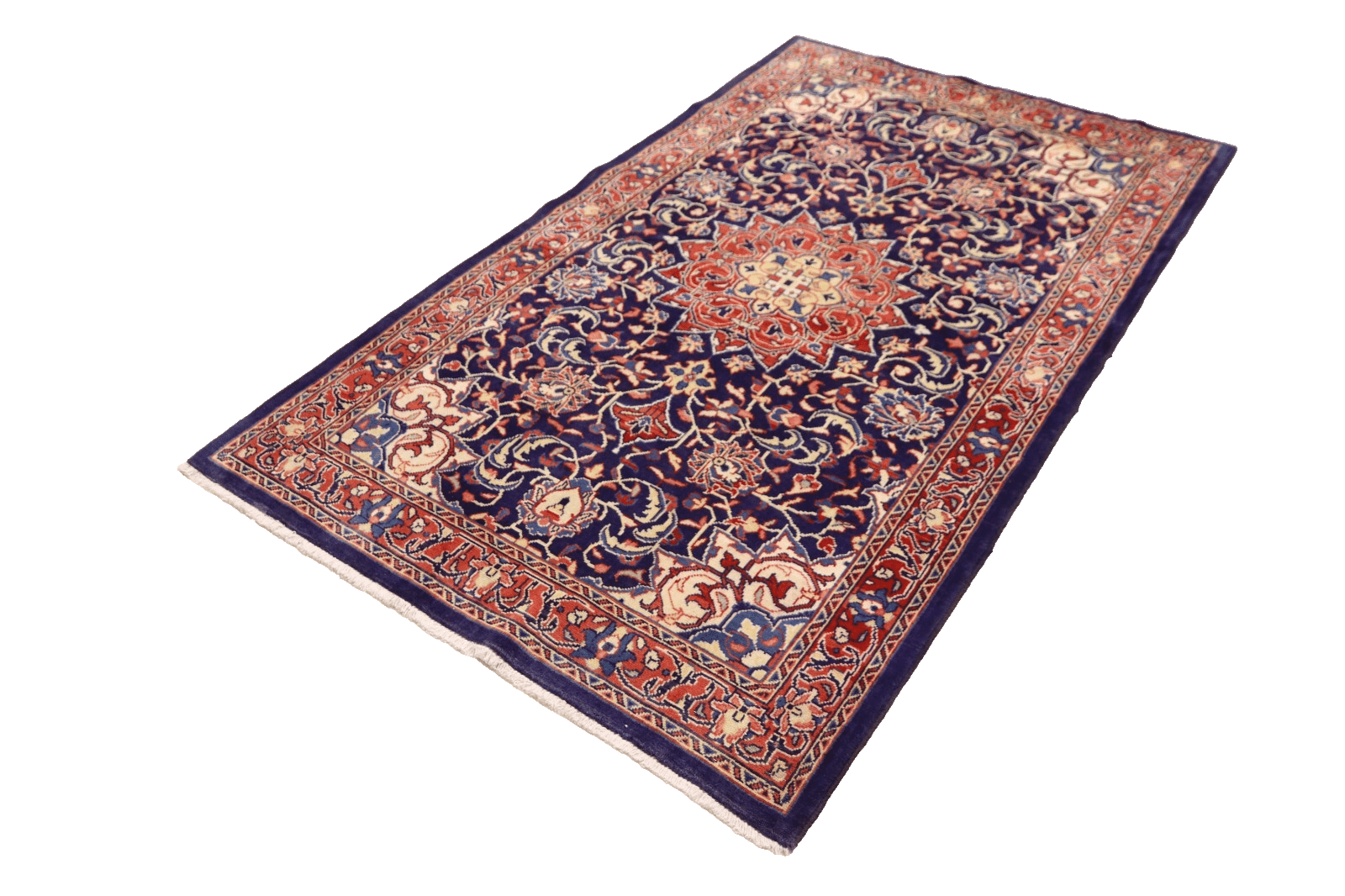 Handgeknüpfter Sarough Farahan Perserteppich, 220 × 130 cm, Wolle