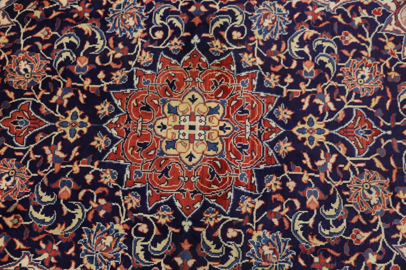 Handgeknüpfter Sarough Farahan Perserteppich, 220 × 130 cm, Wolle