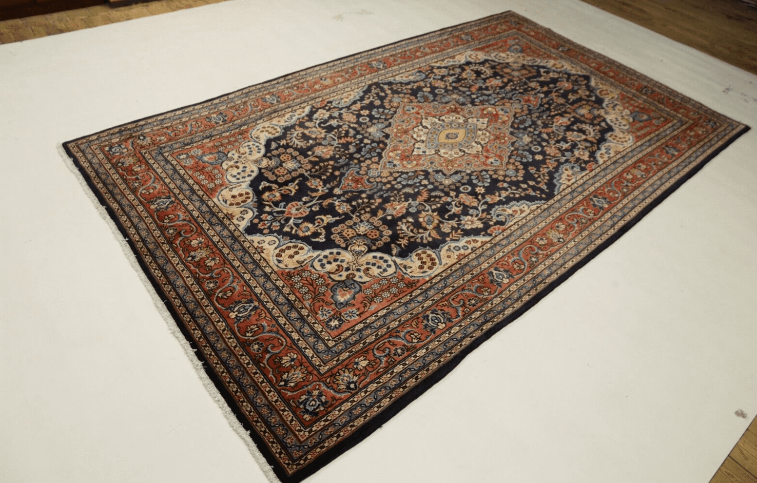 Sarough Farahan Perserteppich 347 × 200 cm aus Wolle, handgeknüpft