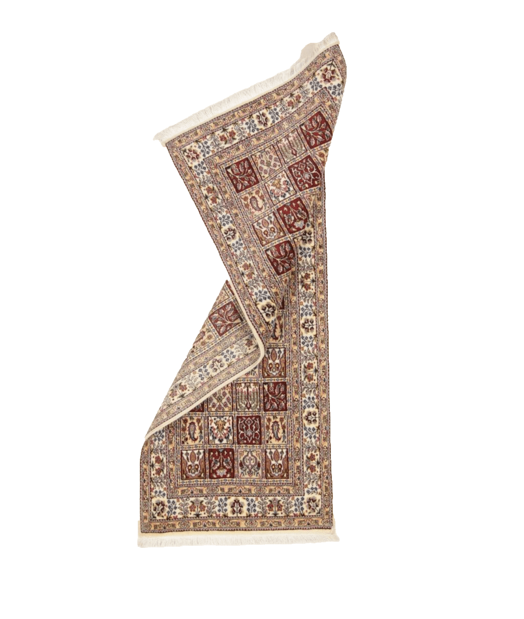 Moud Perserteppich aus Iran, 196 × 80 cm