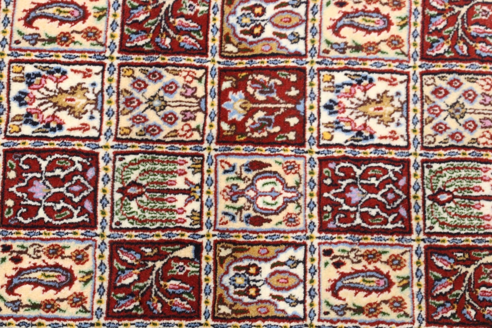 Moud Perserteppich aus Iran, 196 × 80 cm