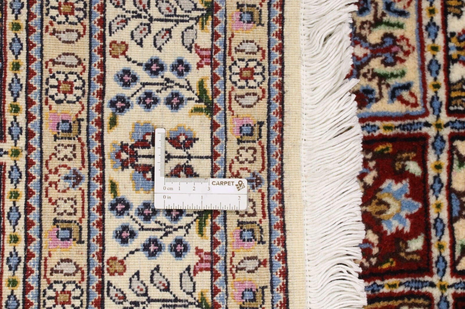 Moud Perserteppich aus Iran, 196 × 80 cm