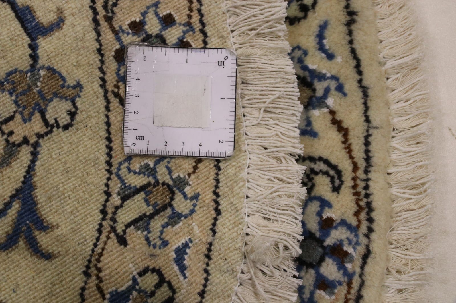 Orientalisch Perserteppich 100 × 100 cm aus Wolle & Seide, handgeknüpft